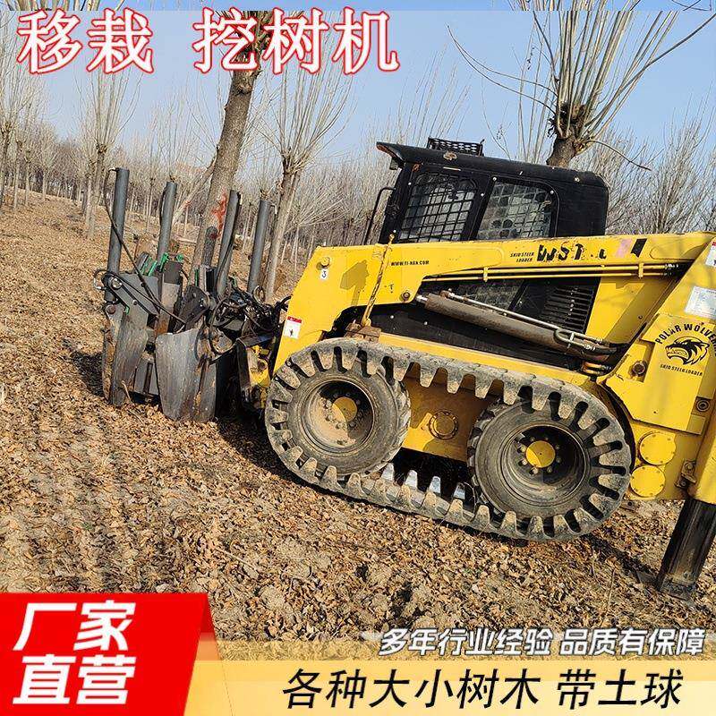 绿化树木苗圃移栽带土球抱树挖树机四瓣式全自动液压抱树机厂家