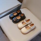 2025春秋新款 娃娃休闲鞋 韩版 玛丽珍黑色单鞋 儿童公主鞋 女童皮鞋