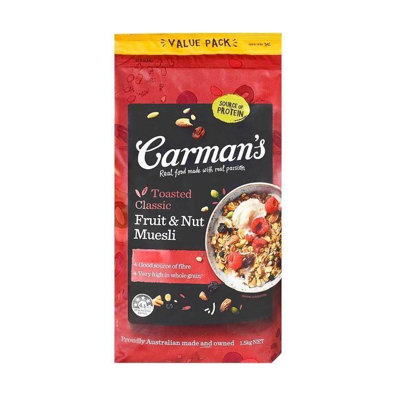 山姆会员店代购Carman’s水果坚果麦片澳洲进口营养丰
