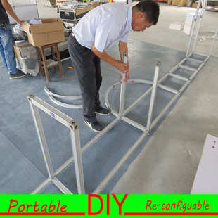 供应展会摊位器材 可移动便携式巡展专用展览展架