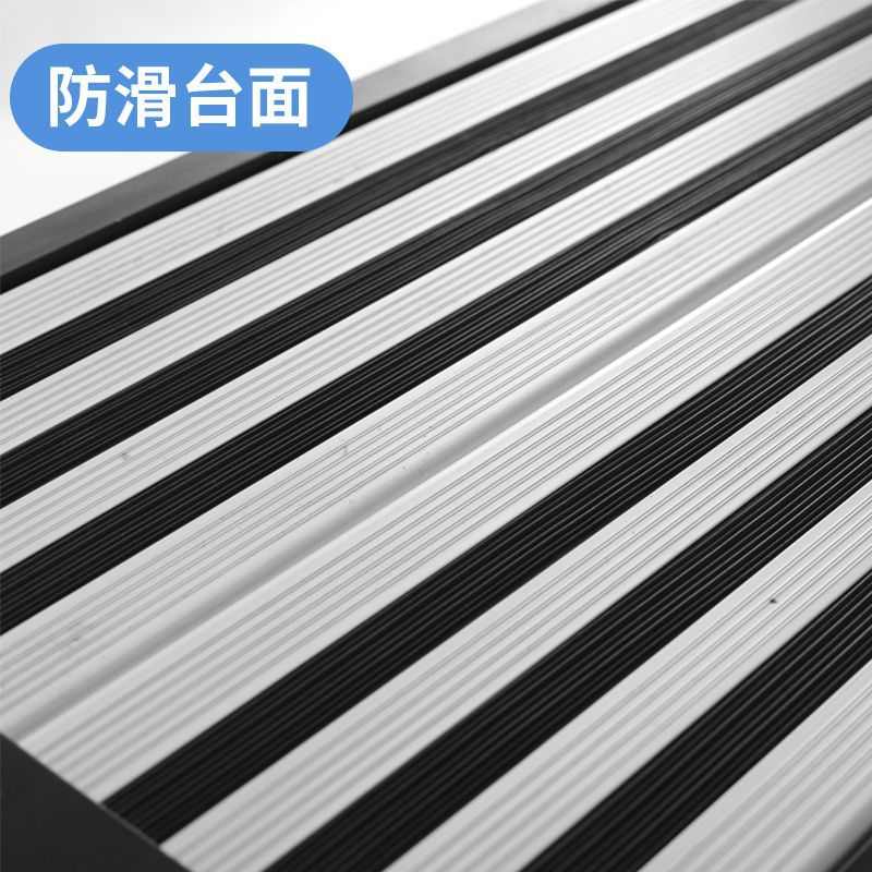 多功能镀锌马凳折叠升降加厚特厚移动装修平台便携脚手架工程梯凳