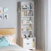 床头柜简易户型卧能室简小约现代云梯物架床边多置T019功收纳储物