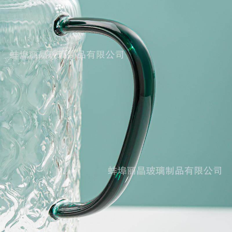 高硼硅玻璃冷水壶家用梦语凉水壶五件套简约透明水具水杯礼品套装