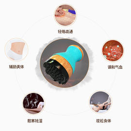 信合电动经络刷砭石温灸筋络疏通仪器美容院按摩揉腹刮痧瘦身神器