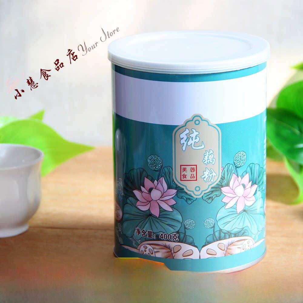 芙蓉纯莲藕粉400g罐装童年怀旧莲藕块莲藕粉早餐1份膳食替代品