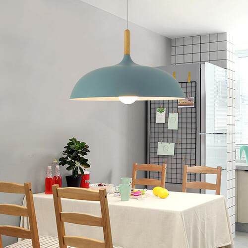 北欧简约吧台餐厅吊灯 创意个性奶茶店客厅卧室家居LED铝材灯具