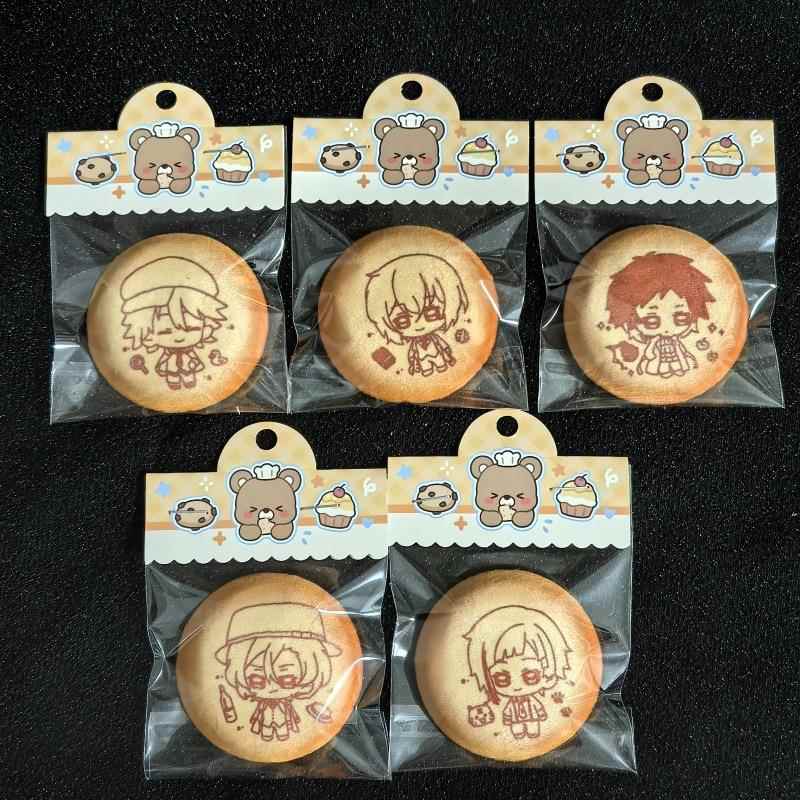 【画师授权】文豪野犬动漫周边江户川太宰治饼干毛绒徽章吧唧原创