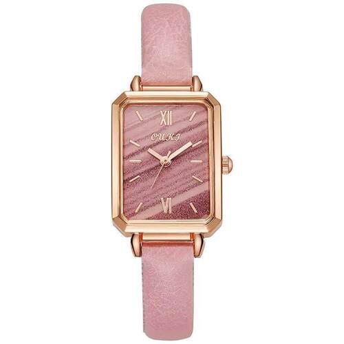 Vintage Square Watch Ladies Leather Strap Belt Bracelet Watc