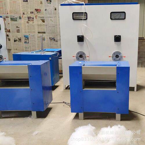 卡通动物系列公仔充棉机毛绒玩具陪双口充装设备新型开松机外贸