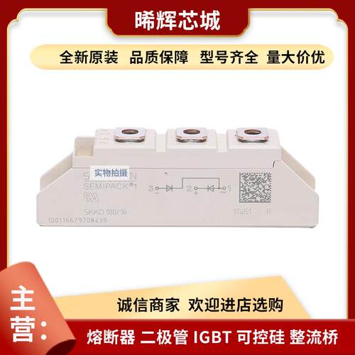 SKKD40F10 SKKD42F10 型号齐全 标准封装电子元器件 库存充足