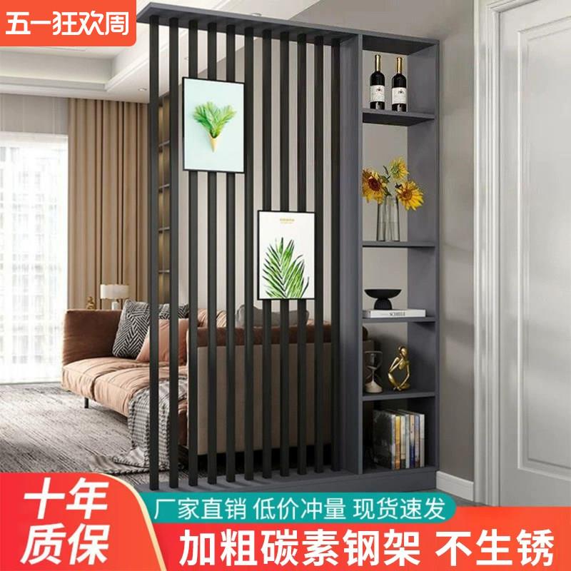 落地屏风新中式简约现代小户型隔断客厅玄关柜家用轻奢型入户玄关