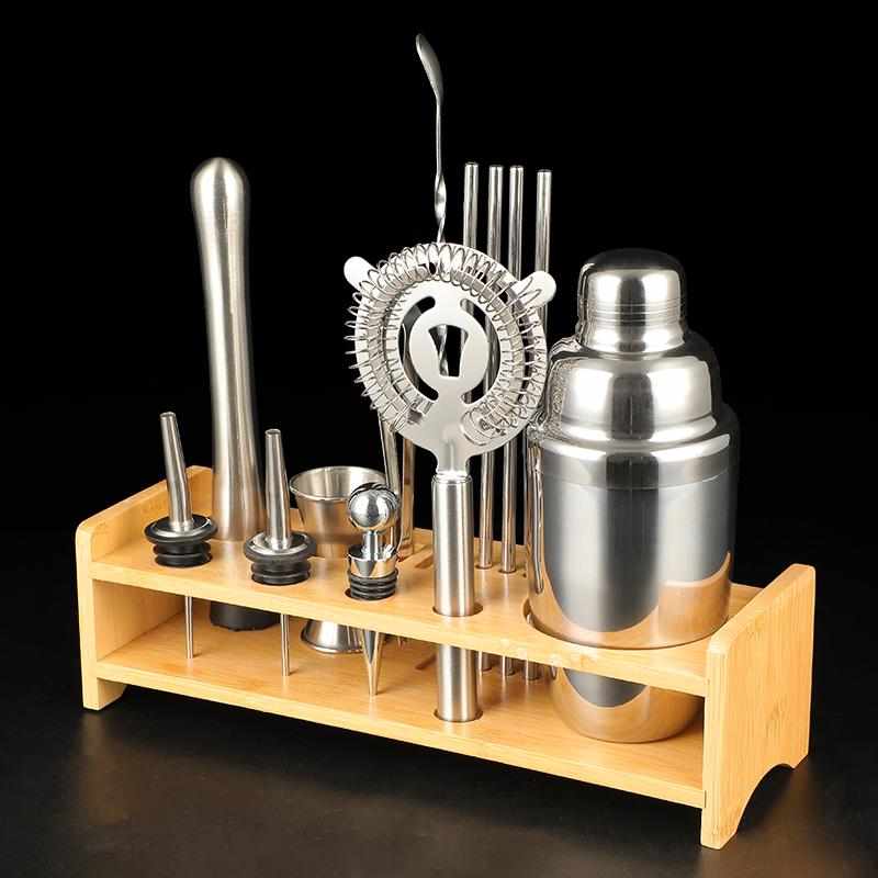 不锈钢调酒器套装摇酒杯调鸡尾酒调酒工具专业雪克杯壶酒吧调酒器