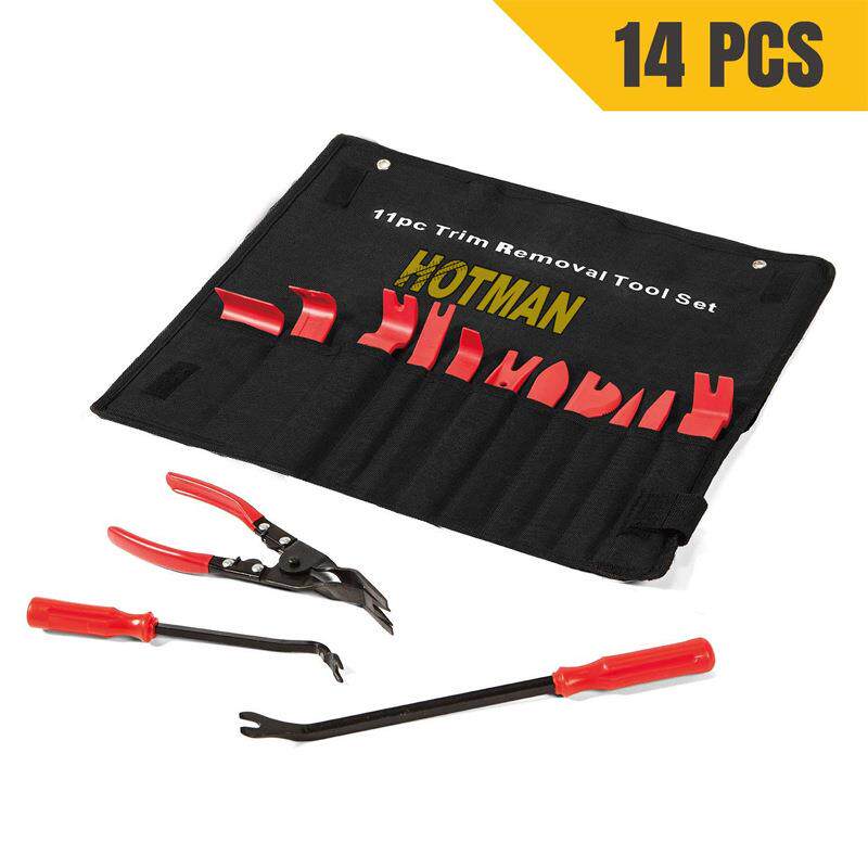 14件套塑料撬棒汽车内饰拆卸工具音响撬板金属翘棒起子组套