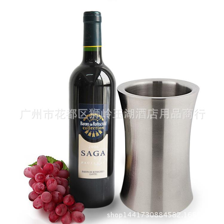 304不锈钢冰桶红酒冰桶冰粒桶酒吧KTV冰桶葡萄酒桶腰型冰桶香槟桶