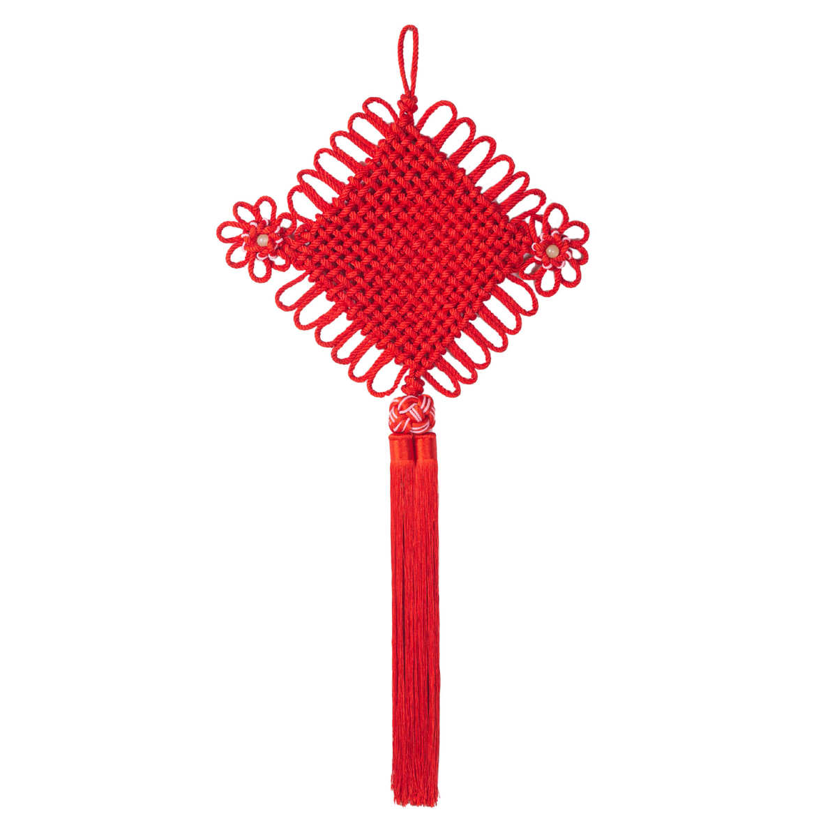 夜明珠花开富贵中国结入户门化解挂件客厅玄关乔迁新居喜庆装饰品