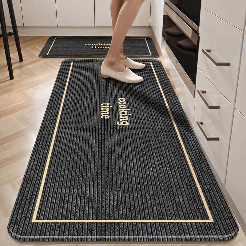 厨房地垫防滑防油可擦免洗地毯防水专用2024新款吸水耐脏脚垫子,居家布艺,厨房地垫,淘宝优惠券,粉丝福利购,淘宝优惠卷