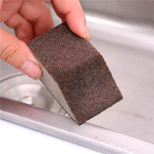Diamond Sand Sponge Scrub, Removes Stains and Rust, Kitchen