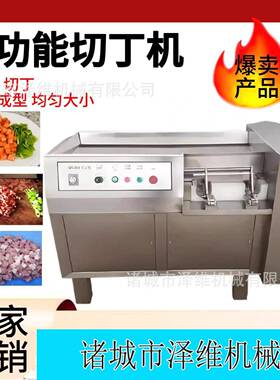 牛肉牛腩不锈钢切丁机 商用面筋切丁设备  八带鱼五花肉切丁机