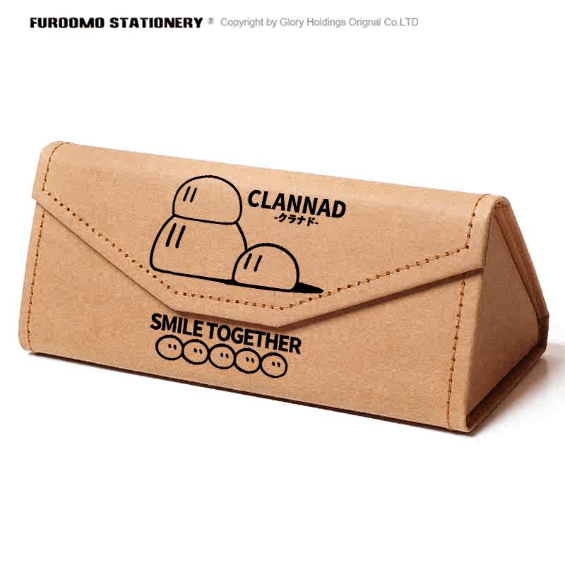 Clannad 团子动漫 周边 古河渚 颜文字团子大家族 眼镜盒 文具盒