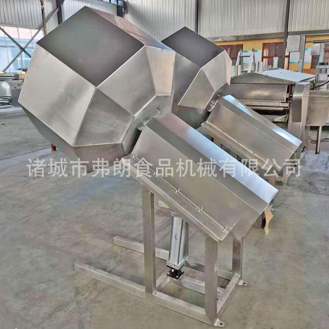 不锈钢八角拌料机小零食调味拌料机鳗鱼丝沾芝麻滚筒拌料机