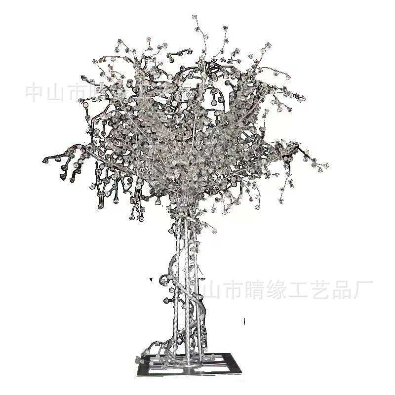 新款婚庆道具灯铁艺彩灯水晶树灯酒店婚礼主桌装饰品路引布置摆件,节庆用品/礼品,吊顶纱幔,淘宝优惠券,粉丝福利购,淘宝优惠卷
