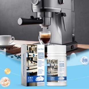Machine Coffee FISH clean Tablets Effectively Cleaning JUE