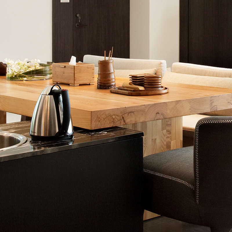 现代简约全实木泡茶桌 家用客厅茶桌椅组合 办公会议洽谈功夫茶台