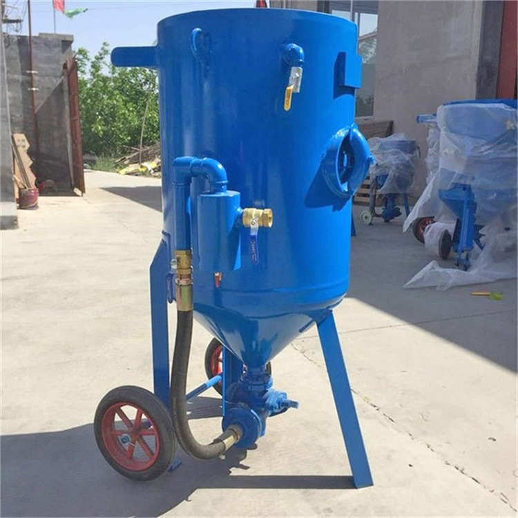 开放式手动无尘喷砂机900钢结构除锈移动喷砂机模具磨砂