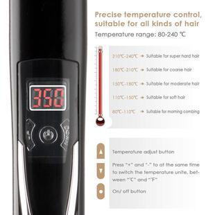 MCH震动夹板 美发沙龙589造型美发 家用负电离子器护发电卷直棒发