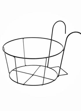 花架子阳台栏杆壁挂花架装饰摆件