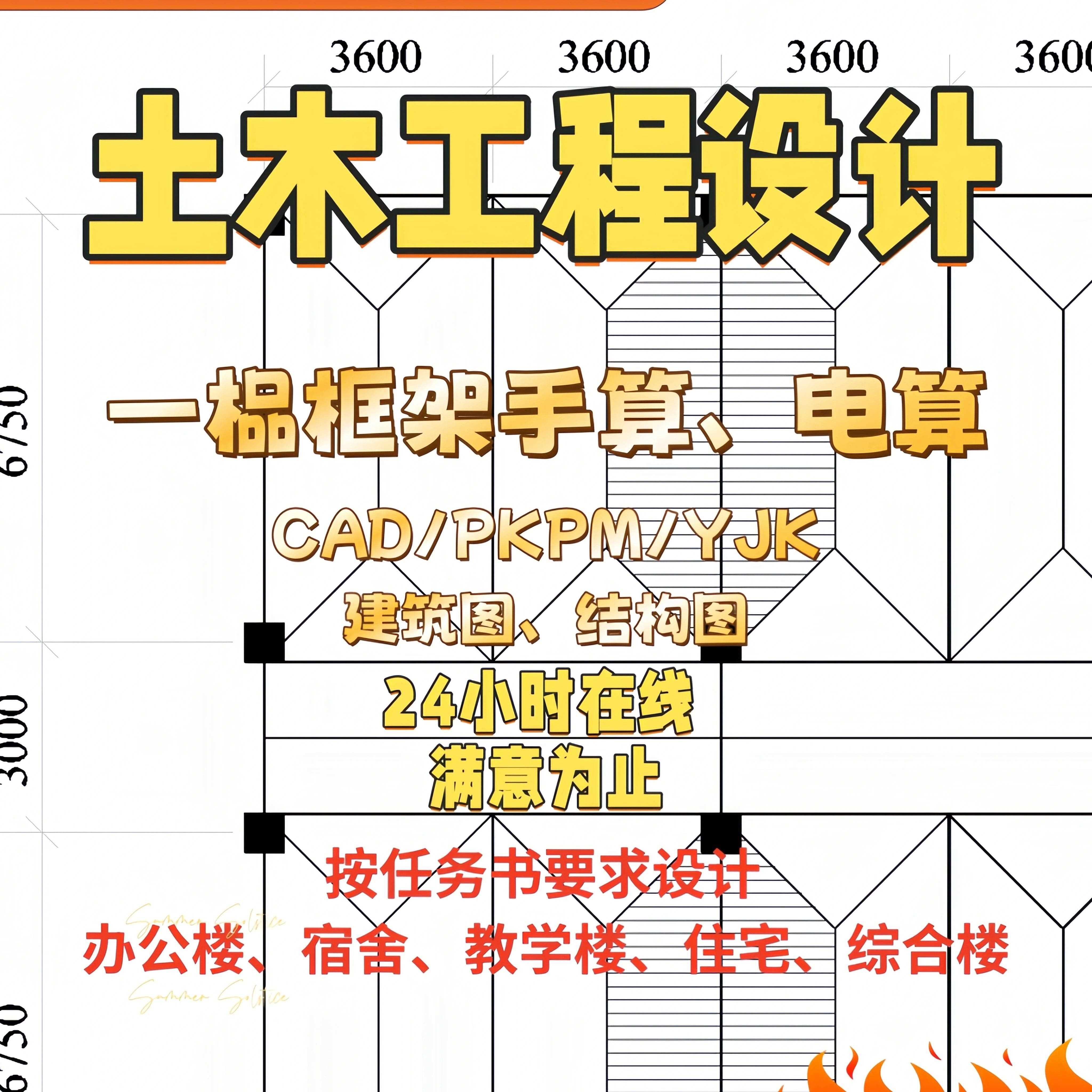 土木工程设计建筑图手算电算一榀钢框架计算书钢结构PKPM代画cad图片