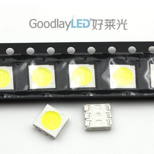 现货二极管SMD5050白光灯珠20-24LM优势的SMD贴片灯珠生产厂家