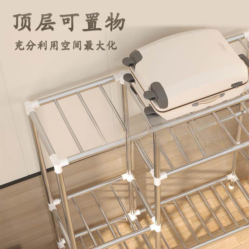 耐用钢用结管实布衣柜JEU家用组卧室装全出租房收纳柜子简易衣橱