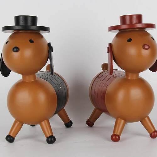 现代简约创意树脂狗狗摆件样板房售楼处桌面儿童房书架饰品