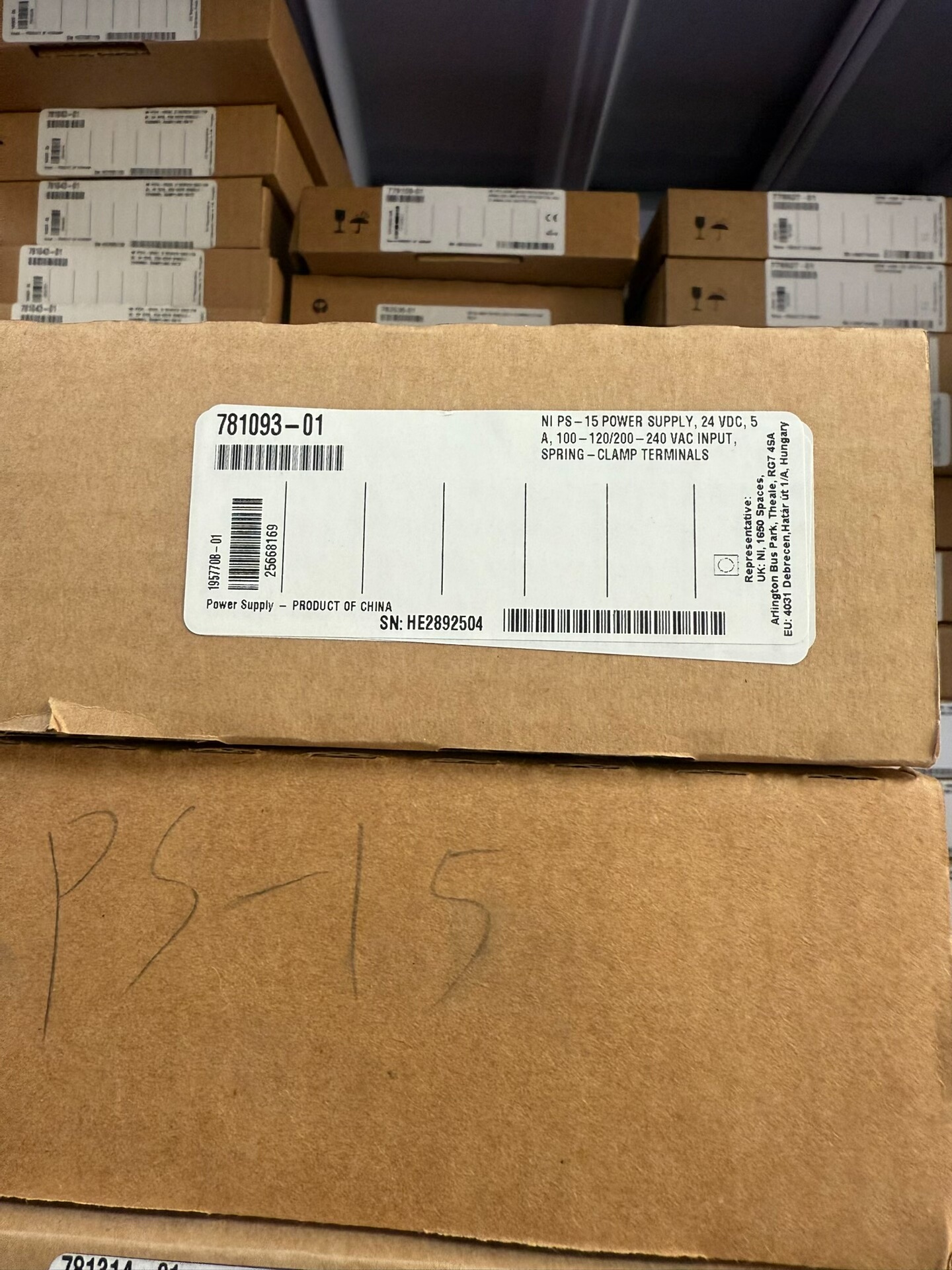 NI PS-15 全新781093-01