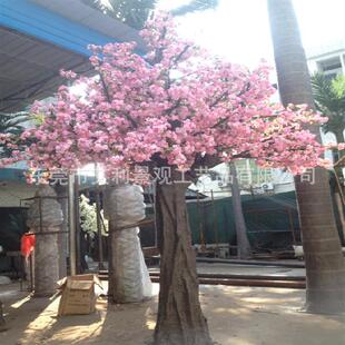饰许愿树 绿植植物仿真大树 酒店婚庆大型装 仿真樱花树桃花树