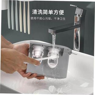 bathroom holder shelf rack shower caddy set toothbrush wall