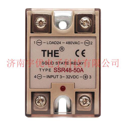 SSR48-50A60A70A80A90A100A无锡天豪THE固态继电器 单相交流480V