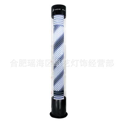 C免玻理璃圆柱YFI落地转灯发店转灯PLED发廊标志灯美店厂家发直销