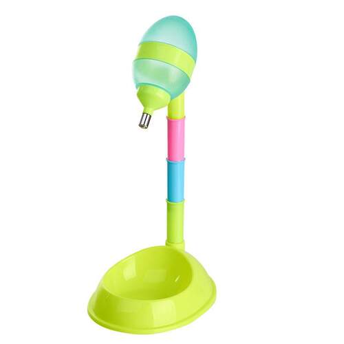 新款直销宠物用品宠物单座饮水器狗粮碗可调节高度饮水机猫咪饮水