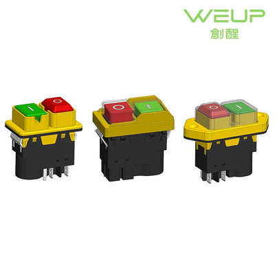 磁力按钮开关ZCD防水防尘KJD17B电磁开关 电动工具欠压保护过载