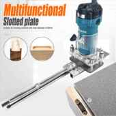 合一连接件开槽二器橱工柜隐形扣件合页开二合一连孔器模具衣修边