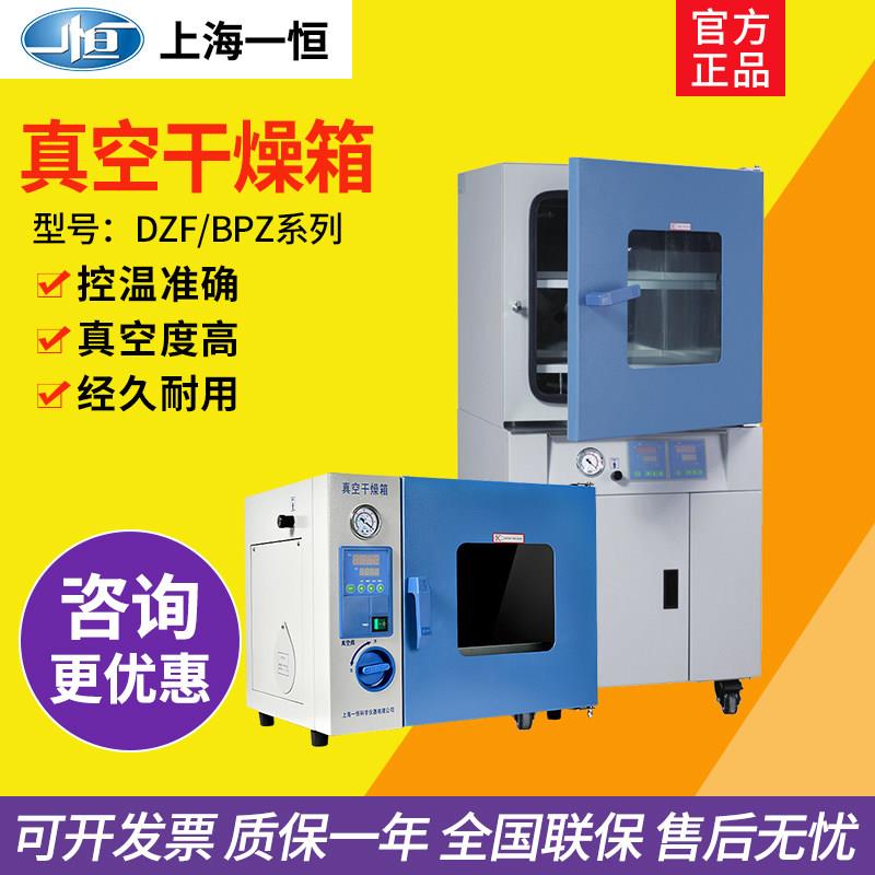 上海一恒DZF-6050/6090/6210真空干燥箱实验室电热恒温抽真空烘箱