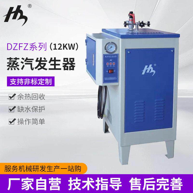 12KW电加热蒸汽发生器馒头酿酒豆浆蒸煮浮球型蒸汽发生器