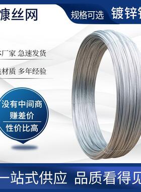 扎镀RZA锌铁丝软丝线固定丝箱口罩鼻梁条轴丝编织丝建筑用冷拔丝