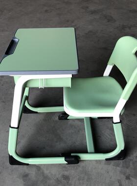 C型升降学生课桌椅注塑封边中空吹塑私立学校款式A03