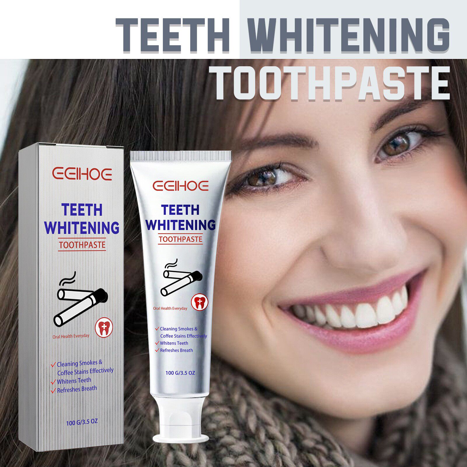 EELHOE Toothpaste Oral Care Teeth Cleaning Fresh Toothpaste