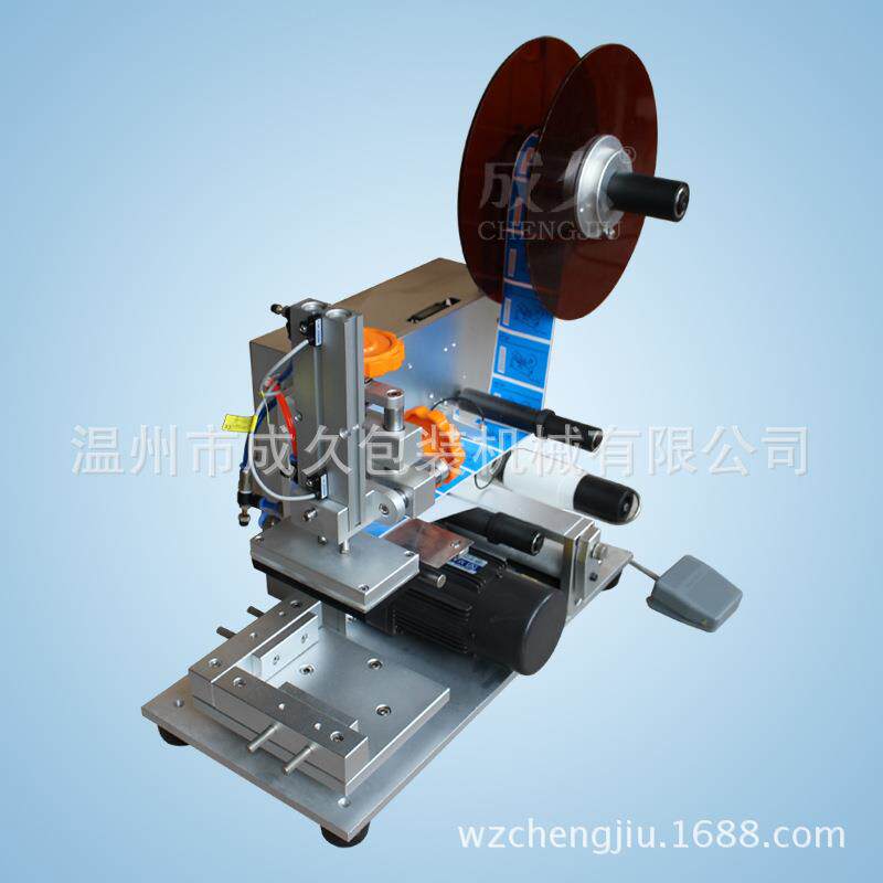 MT-60半自动面贴标机 皂瓶贴标机 半肥盖自动纸盒不干MT-60平胶贴