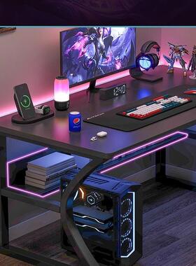 电脑台式简tb-71672易家用书学生写桌字桌子简约办公竞桌工桌作台