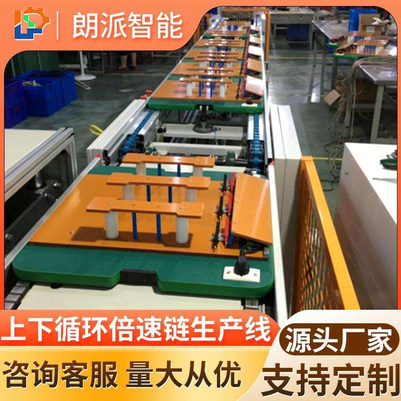 空气净化器总装线案倍设计LZ-669加湿方器装流水线组环形减速链速